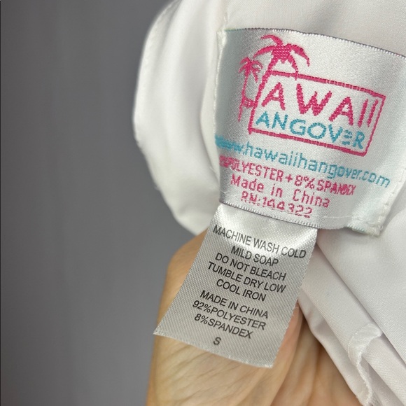 Elegant White Dress with Purple Floral Design - Picture 4 of 4